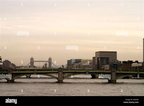 London Thames River Capital Buildings Bridge Tower Bridge