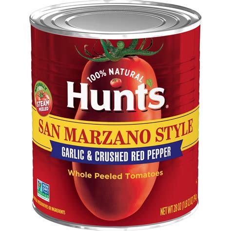 Hunt S Whole Peeled San Marzano Style Garlic Crushed Red Pepper