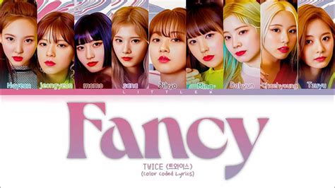 Twice 트와이스 Fancy Color Coded Lyrics Pt Rom Han Youtube