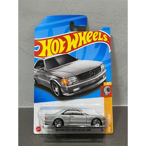 熱門車款 Hot Wheels 風火輪 Mercedes Benz 560 SEC AMG 賓士 HW Turbo 蝦皮購物