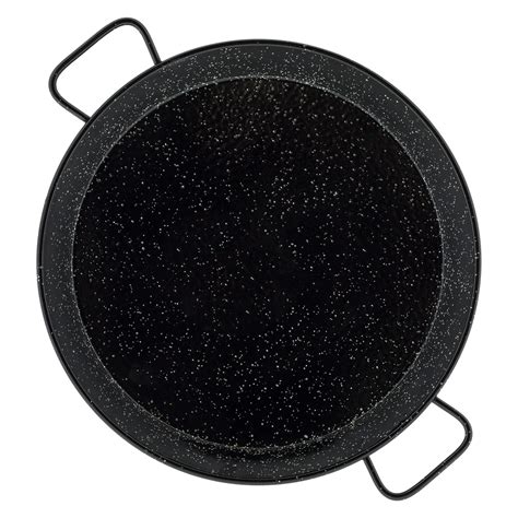 Shop 17 Inch Enameled Steel Paella Pan Online La Tienda