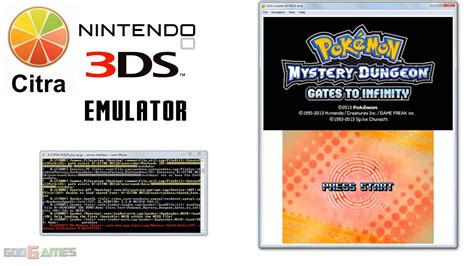 Citra 3DS Emulator Pokémon Mystery Dungeon Gates to Infinity Ingame