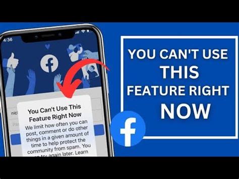 How To Fix Facebook You Can T Use This Feature Right Now Facebook