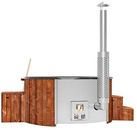 Holzklusiv Hot Tub Saphir Thermoholz Spa Deluxe Clean Wanne Anthrazit Ab