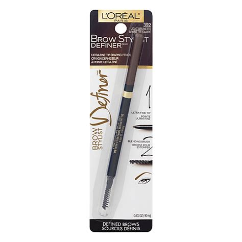 L Oreal Paris Brow Stylist Definer Waterproof Eyebrow Mechanical Pencil Light Brunette 0 003