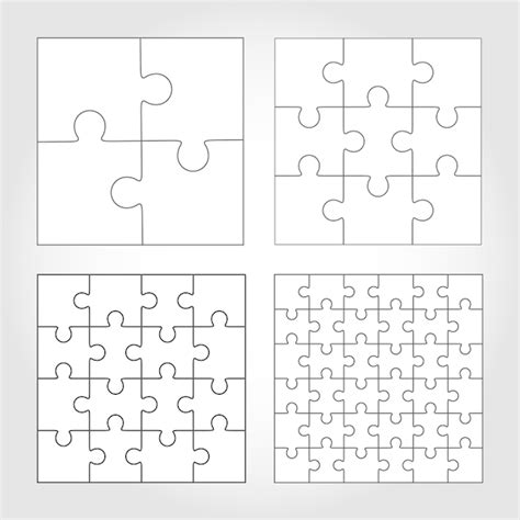 Printable Puzzle Piece Templates Templatelab Off