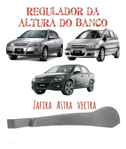 Canopla Bra O Regula Altura Banco Vectra Astra Zafira Cinza