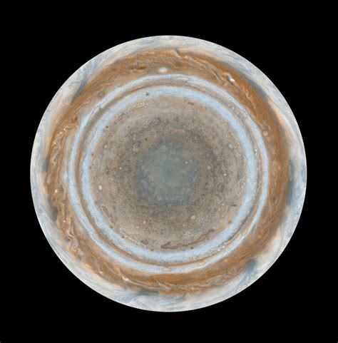 Cassini S Best Maps Of Jupiter North Polar Map NASA Solar System