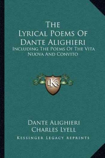 The Lyrical Poems Of Dante Alighieri Including Booksrun