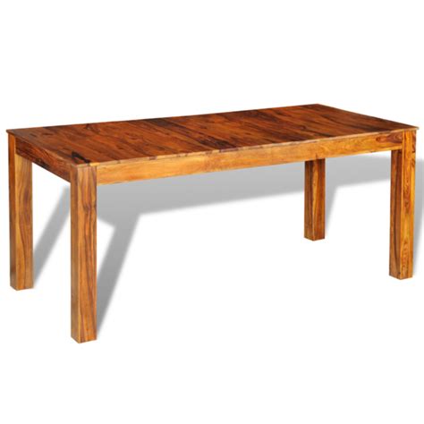 Vidaxl Table En Palissandre Massif X Cm Brun Cm X Cm