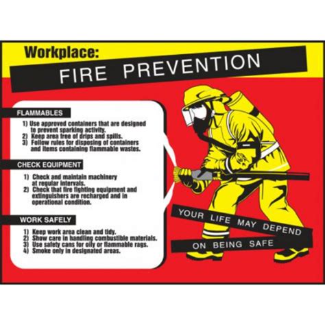 Order SP125166J By Accuform Poster Workplace Fire Prevention 22 X