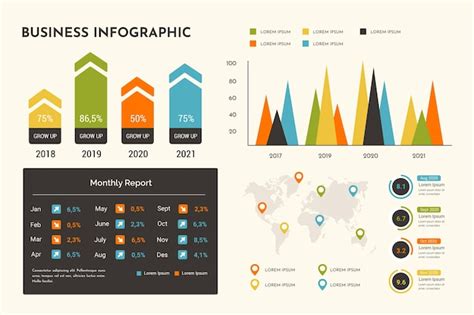 Infographie De L Cologie Design Plat Avec Des Couleurs R Tro Vecteur