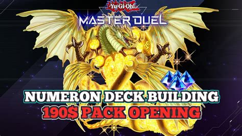 Numeron Deck Building Worth Of Packs Yugioh Master Duel