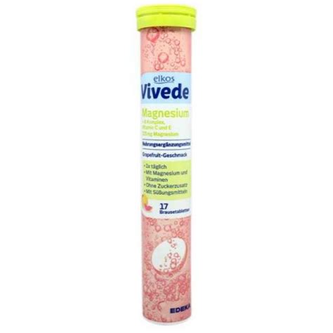 Elkos Vivede Magnija tabletes 17gb 102g | Multum.lv
