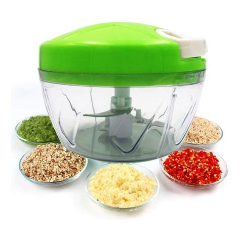 Mini Processador De Alimentos Manual Triturador Alho Legumes Shopee