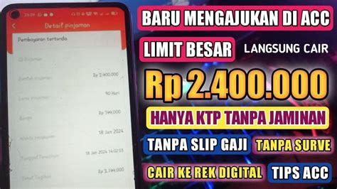 Pinjol Resmi OJK Mudah Cair Limit Besar Tenor Panjang 2024 Pinjol