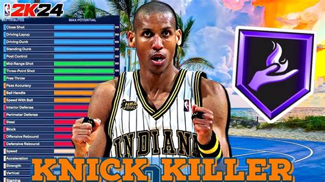 This Reggie Knick Killer Miller Has 93 Mid Range 88 3PT 86 PDef