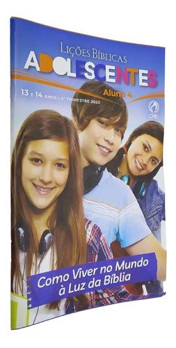 Revista Ebd Lições Bíblicas Cpad Adolescentes Aluno MercadoLivre