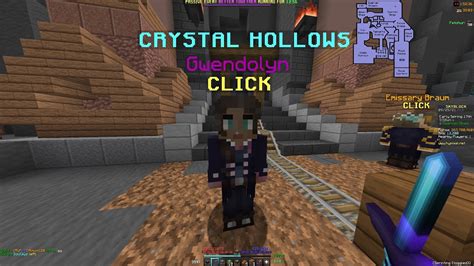 Crystal Hollows Powder Grind Hypixel Skyblock Youtube