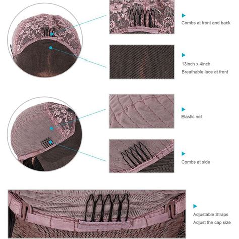 Sort krop bølge syntetisk blonde front paryk baby Grandado