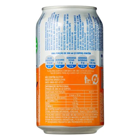 Refrigerante Laranja Zero Adição de Açúcar Fanta Lata 350ml Super