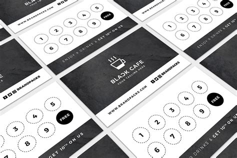 Free Loyalty Card Templates Psd Ai Vector Brandpacks With Customer