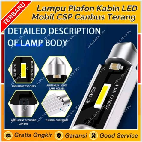 Jual LAMPU LED PLAFON KABIN MOBIL KAPSUL CSP SUPER TERANG 31 36 MM