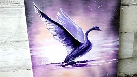 Purple Swan - UrArtStudio