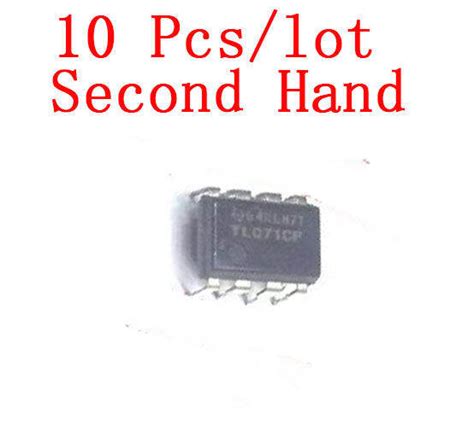 10 Pcs Lot TL071 TL071CP Low Power General Operational Amplifier In