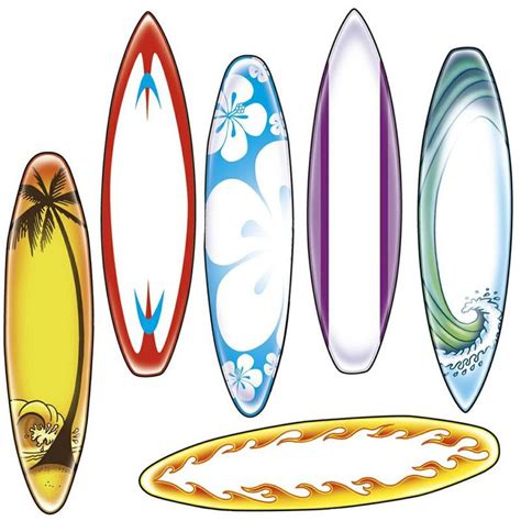 Printable Surfboard Coloring Pages