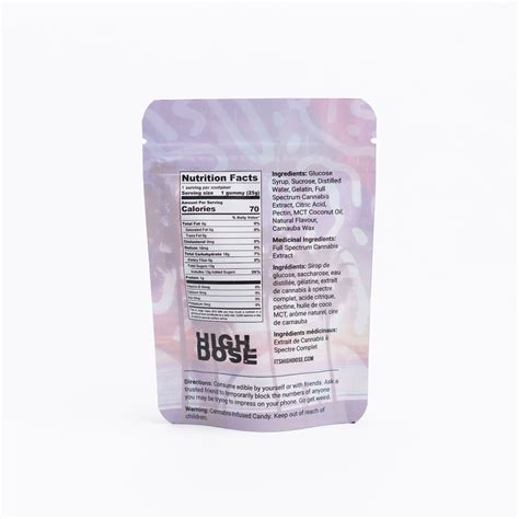 High Dose Edibles — Tropical Punch 1000mg Thc The Wellness Temple