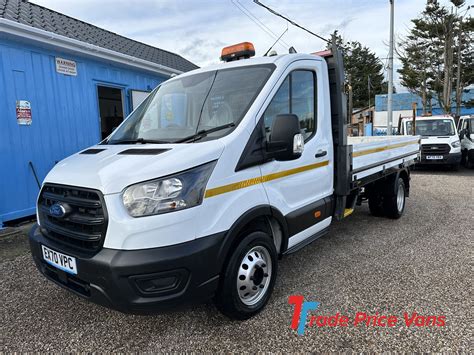 FORD TRANSIT DROPSIDE FLATBED EURO 6 ULEZ COMPLIANT VANS FOR SALE IN