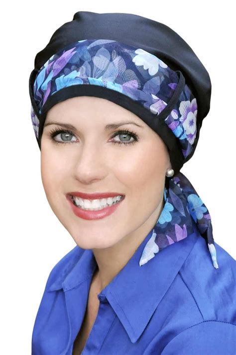 Scarf Turban Headcovering Turban With Interchangeable Scarf Ladies