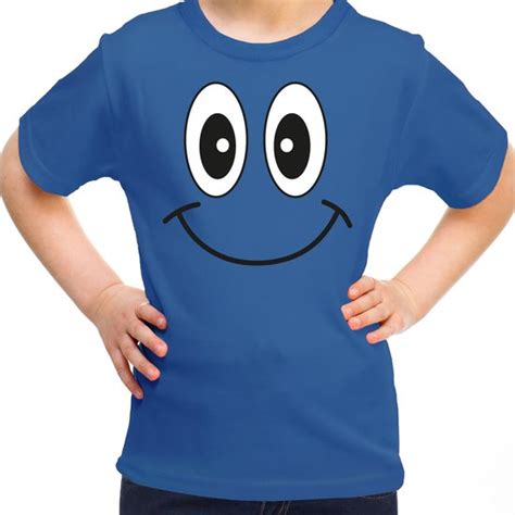 Bellatio Decorations Verkleed T Shirt Voor Kinderen Meisje Smiley