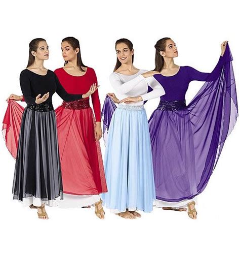 Image Detail For 39746 Single Overlay Elastic Waist Christian Dance