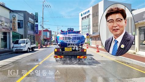 김철우 보성군수 “여름철 폭염 대응위해 무더위쉼터 운영 열섬 현상 완화 도로 물 뿌리기 등 실시” 광주일등뉴스