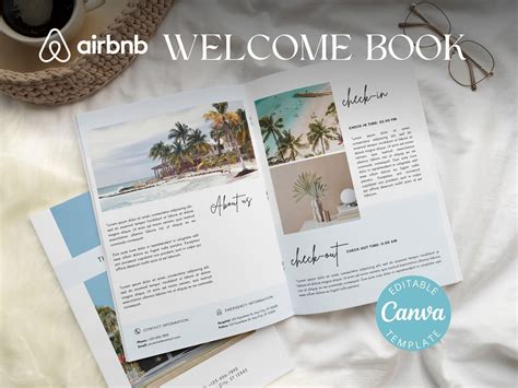 Airbnb Welcome Book Template Host Guidebook Template Etsy In