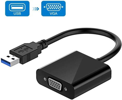 Adaptador Usb A Vga Conversor De V Deo Vga De Varias Pantallas