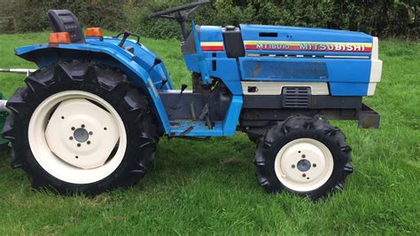 Mitsubishi Mt D Wd Compact Tractor With Ft Flail Mower For Sale