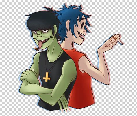 Gorillaz Noodle And Murdoc