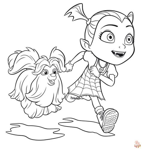 Vampirina Coloring Pages Printable, Free, and Easy Options