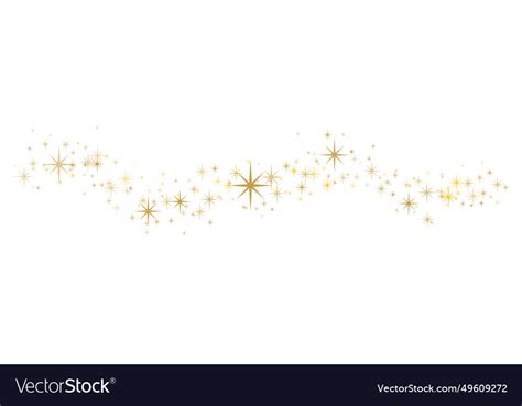 Golden star banner wave clip art sparkling Vector Image