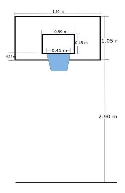 Tabela Basquete Oficial 1 8x1 2m Comp Naval 2 Un Klopf 1022 MercadoLivre