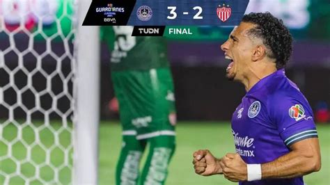 Mazatlán 3 2 Necaxa Guard1anes 2021 BBVA Goles resultado y resumen