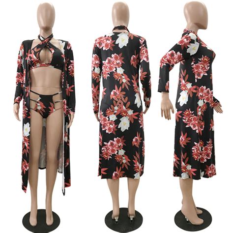 Sexy Bikini 3 Piece Women Swimsuit Swimsuits D8095106