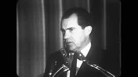 NIXON ON VIETNAM WAR - HD - Film & Video Stock