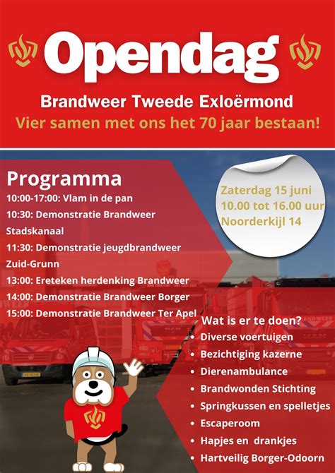 Open Dag Op Zaterdag Juni Brandweer