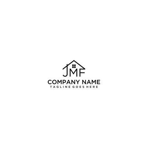 Real Estate Logo Design Vector Initial Letter Logo Jmf Design Template 22191825 Vector Art At