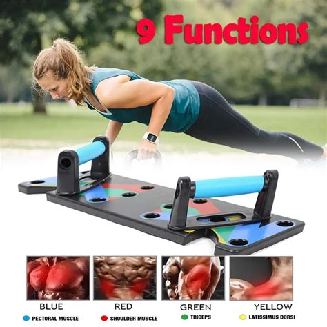 9 In 1 Push Up Rack Board Men Women Comprehensive Fitness Exercise Push