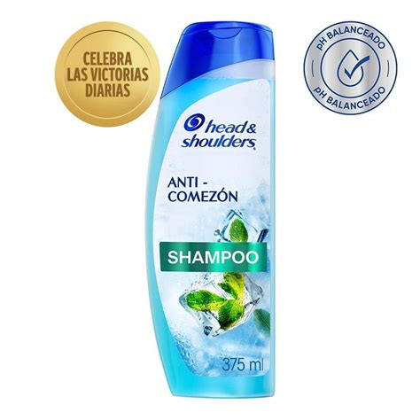 Shampoo Head Shoulders anti comezón menta extra refrescante 375 ml